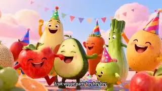 Vegetable sing along. Healthy and safe learning for pre-school children