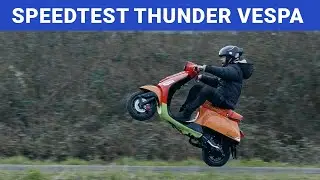 MOTORTELLER SPEEDTEST THUNDER VESPA | VOL GAS MET JOEY
