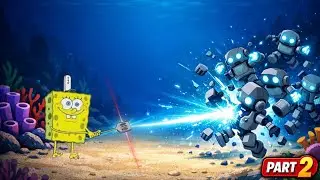 SpongeBob vs Robot Army | Battle for Bikini Bottom Rehydrated Gameplay | Part 2
