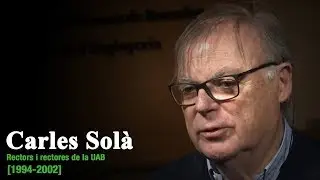 Carles Sol&agrave;, Rector de la UAB