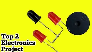 Top 2 Electronics Project With BC547 || BC548 || IR RECEIVER || 220AC VOLT ||