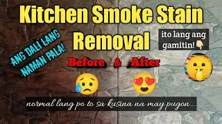 Stain Removal | Fire Brick Oven Stain | Pugon | Premitive Technology | Pugon Sa Probinsya