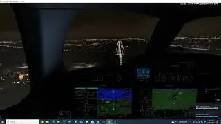 MSFS HondaJet Landing in Brussels EBBR ILS 25R