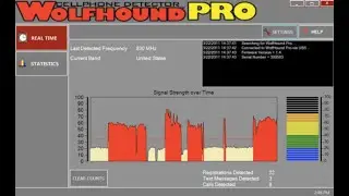 WolfHound-Pro | Detektor GPS lok&aacute;torů a telefonů - nam&iacute;řen&iacute; a precizn&iacute; lokalizace zdroje sign&aacute;lů