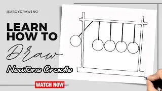 How to Draw Newtons Cradle