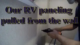 Our paneling on our RV came loose