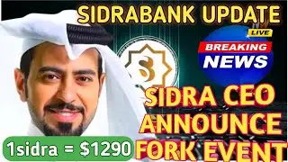 Sidrabank Announces Major Fork Event & Launch of SidraChain Platform Sidra Bank New Update | KYC