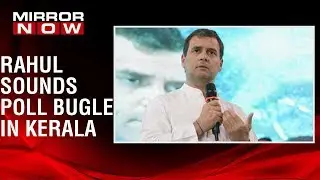 Congress President Rahul Gandhi addresses fishermen in Kerala