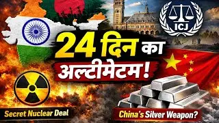 भारत को 24 दिन का अल्टीमेटम! ICJ की धमकी | India-Pakistan Secret Deal | China Silver Bombshell