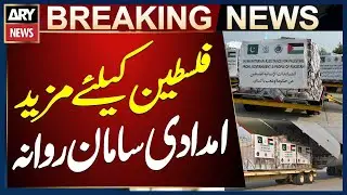 On PM Shehbaz Instructions, NDMA Dispatches Additional Relief Aid for Palestine