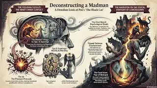 #The #BlackCat (#edgarallenpoe ) in the #Mirror of #Freudian #Psychoanalysis.A research based video