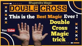 Double Cross Magic Trick REVEALED! 🤯 Best Quick Magic Ever #magic #magician #fun #tricks #viral