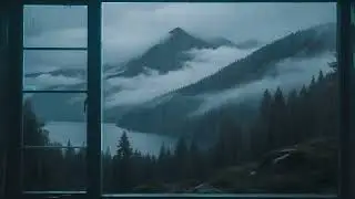 Rain Storm Mountain Forest Fog Window White Noise Deep Sleep Study Focus Relaxation ASMR