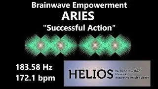 Aries Brainwave Empowerment 183.58 Hz 172.1 bpm Jupiter Expansion of Creative Power