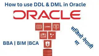 DDl & DML work in Oracle in Nepali