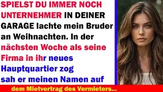 Mein Bruder verspottete mein Business – bis mein Logo auf seinem Bürogebäude prangte.