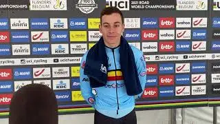 Kanaal Koers WK 2021 - Jonathan Vervenne 15e Junioren tijdrit