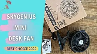 SkyGenius Mini Desk Fan Review & Test | Top Table Fan