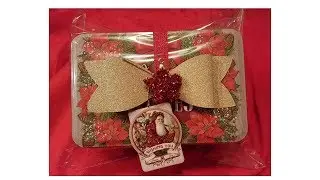 Dollar Tree Christmas Tin Boxes - Beauty in a Box
