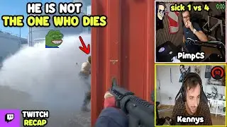 PIMP WITH INSANE GAMESENSE TO WIN 1 VS 4 CLUTCH! KENNYS EASY 3K ON PISTOLS! | CS 2 TWITCH HIGHLIGHTS