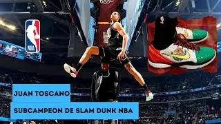 Juan Toscano SUBCAMPEON de clavadas en NBA // SLAM DUNK NBA