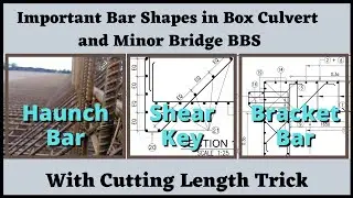 Important Shapes with Cutting Length in Box Culvert BBS