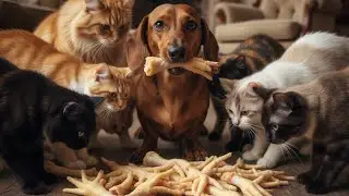 ഒരു കോഴിക്കാലിൻ്റെ കഥ They wanted the chicken feet... until they felt the HEAT! 🐾🔥