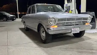 194ci Chevy 6 in a 1962 Chevy 2 &ldquo;Nova&rdquo; 38/38 Weber carb, headers, true dual dumps, super 10 flowmstr