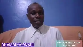 DHAMBI hii inaua ikimbie watu MUNGU 