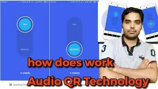 How does work Audio QR Technology in tez application