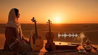 Slow Arabic Flamenco Guitar & Violin - 1 Hour Relaxing Music for Stress Relief 🎶🌅