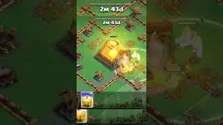 Wizard Super X Giant Super Attack Town Hall 3 Base Capital Clan | Clash Of Clans #shorts #coc