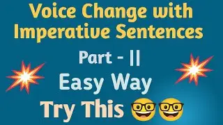 voice change part 2 | imperative sentence | #voicechange