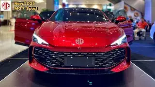 New 2025! New MG 7 Super Sport (VGTi) - Red Color Luxury Interior and Exterior Walkaround