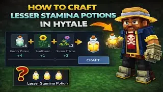 How to Craft Lesser Stamina Potions in Hytale (Step by Step)