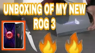 UNBOXING OF MY NEW ROG 3..#rogphone3 #unboxing #pubg #technicalgurugi