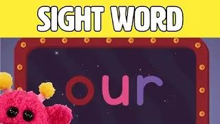 OUR - Let's Learn the Sight Word OUR with Hubble the Alien! | Nimalz Kidz! Songs and Fun!