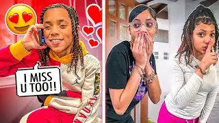Girls Catch Little Brother On The Phone with His Crush (Full Movie)