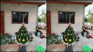 ประกอบพานบายศรีสู่ขวัญ 3 ชั้น