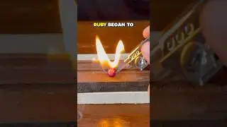 Тестируем прочность Рубина в условиях экстремальной жары🔥 #asmr