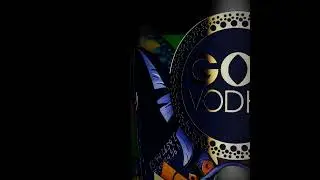 Vodka bottle launch teaser #animation #marketing #visualization