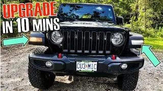 Upgrading The halogen Fenders on Wrangler JL to LED (OEM)