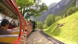 Brienz Rothorn Bahn. Mountain Railway.  Switzerland train