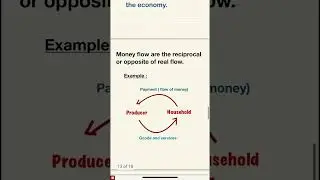 Real Flow vs Money Flow | Economics #shortvideo #shortsfeed #shortsvideo #exam #cbse #class12 #reel