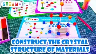 Construction of the crystal structure of diamond | The exciting world of STEM and STEAM for children