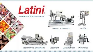 Latini Lab Candy Machines | Complete R&D Candy Production Line in One Frame