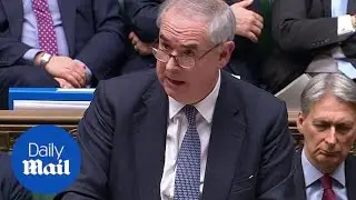 'It's a trap!': Geoffrey Cox heckled over Brexit backstop