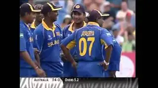 Adam Gilchrist famous walking incident in WC 2003 semifinals.