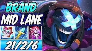 S+ CLEAN INSANE DAMAGE BRAND MID FULL AP DARK HARVEST | Best Build & Runes S12 | League of Legends