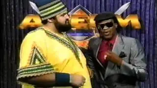 Akeem and Slick promo on Big John Studd 1989